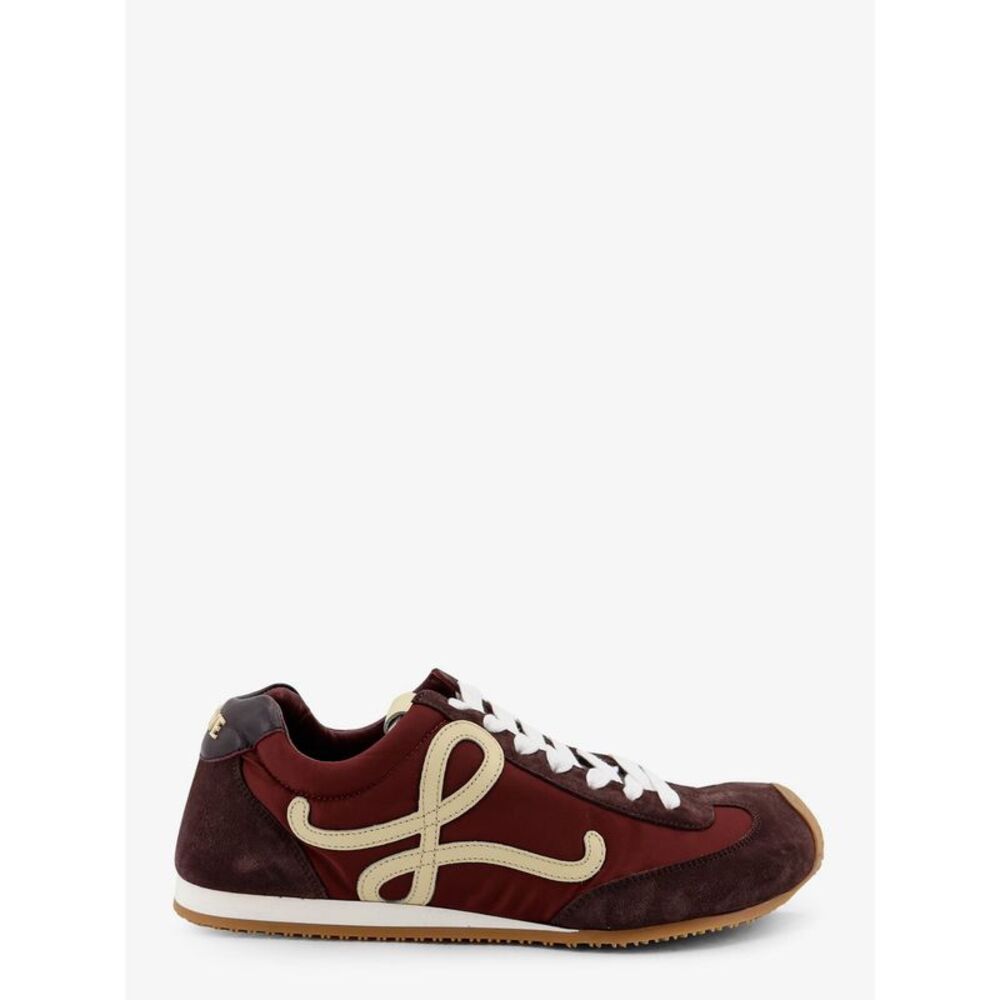Loewe Men Ballet Runner 2.0 Nylon And Suede Sneakers With Side Logo